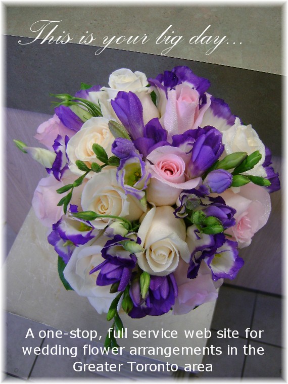 Toronto Wedding Florist - Front Cover