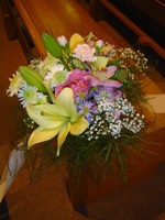 Aisle arrangement by Toronto Wedding Florist