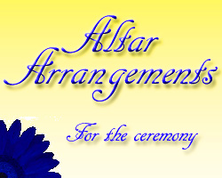 Altar arrangements by Toronto Wedding Florist