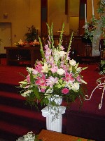 Altar arrangements by Toronto Wedding Florist