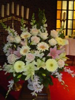 Altar arrangements by Toronto Wedding Florist