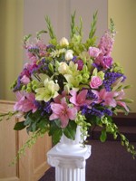 Altar arrangements by Toronto Wedding Florist
