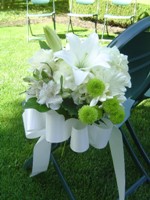 Aisle arrangement by Toronto Wedding Florist