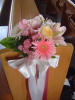 Aisle arrangement by Toronto Wedding Florist