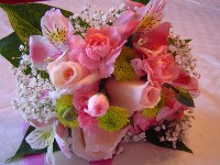 Flower girl arrangement by Toronto Wedding Florist