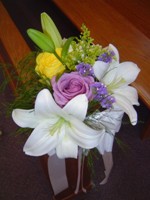 Aisle arrangement by Toronto Wedding Florist