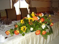 Table centerpieces by Toronto Wedding Florist