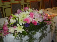 Table centerpieces by Toronto Wedding Florist