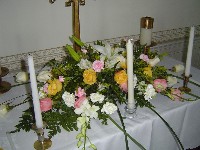 Table centerpieces by Toronto Wedding Florist