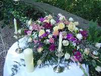 Table centerpieces by Toronto Wedding Florist