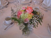 Table centerpieces by Toronto Wedding Florist