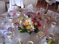 Table centerpieces by Toronto Wedding Florist