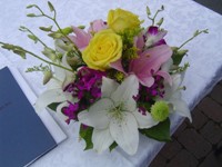 Table centerpieces by Toronto Wedding Florist