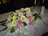 Table centerpieces by Toronto Wedding Florist
