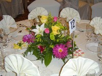 Table centerpieces by Toronto Wedding Florist