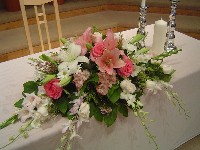 Table centerpieces by Toronto Wedding Florist